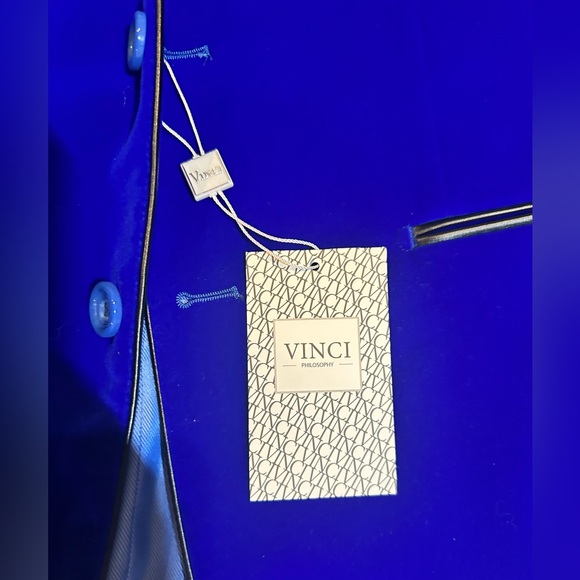 Men’s Royal Blue Velvet Jacket - Picture 7 of 8